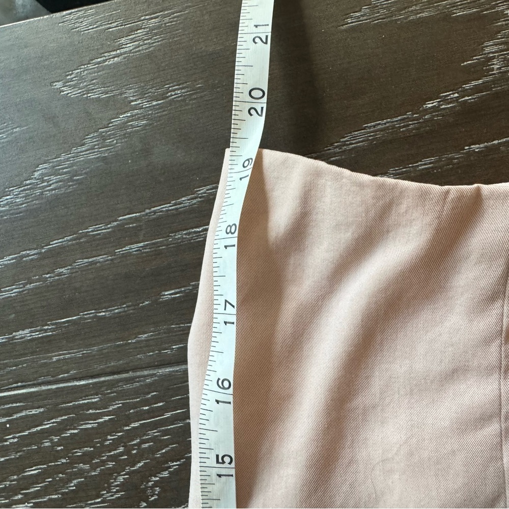 Cartonnier Light Pink/Beige Ruffle-Trim Open Style Size M Lightweight Blazer - Picture 11 of 12